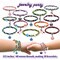 Art and Craft DIY Bracelet Jewelry Maker Kits,8-12 Kids (colorful) 7.48 x 1.77 x 5.31 inches